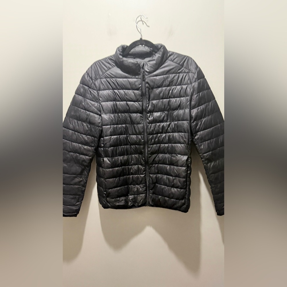 Zara Lightweight Puffer Jacket - Black - Picture 2 of 5
